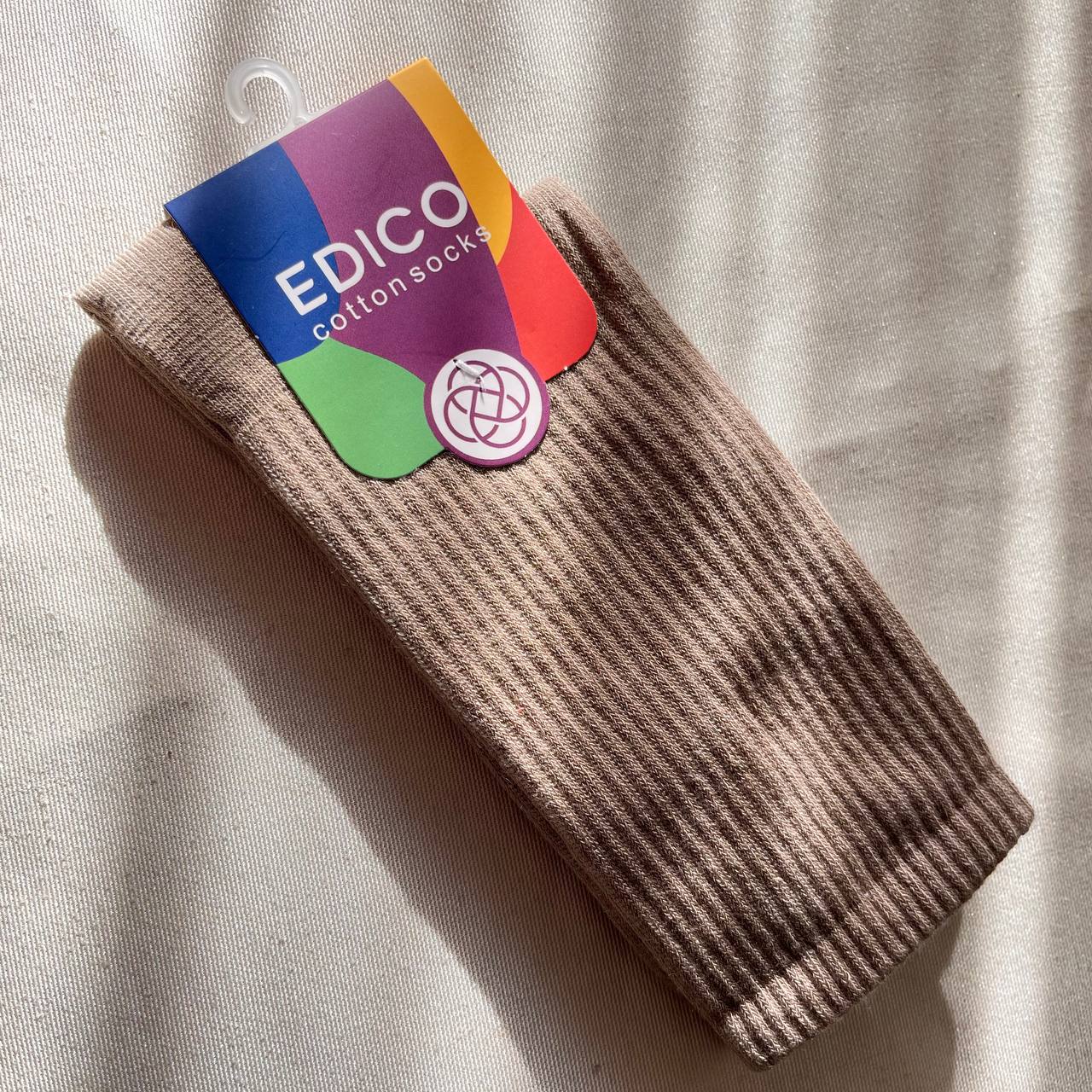 جوراب اسپرت ادیکو ساق دار با بافت کبریتی نخی