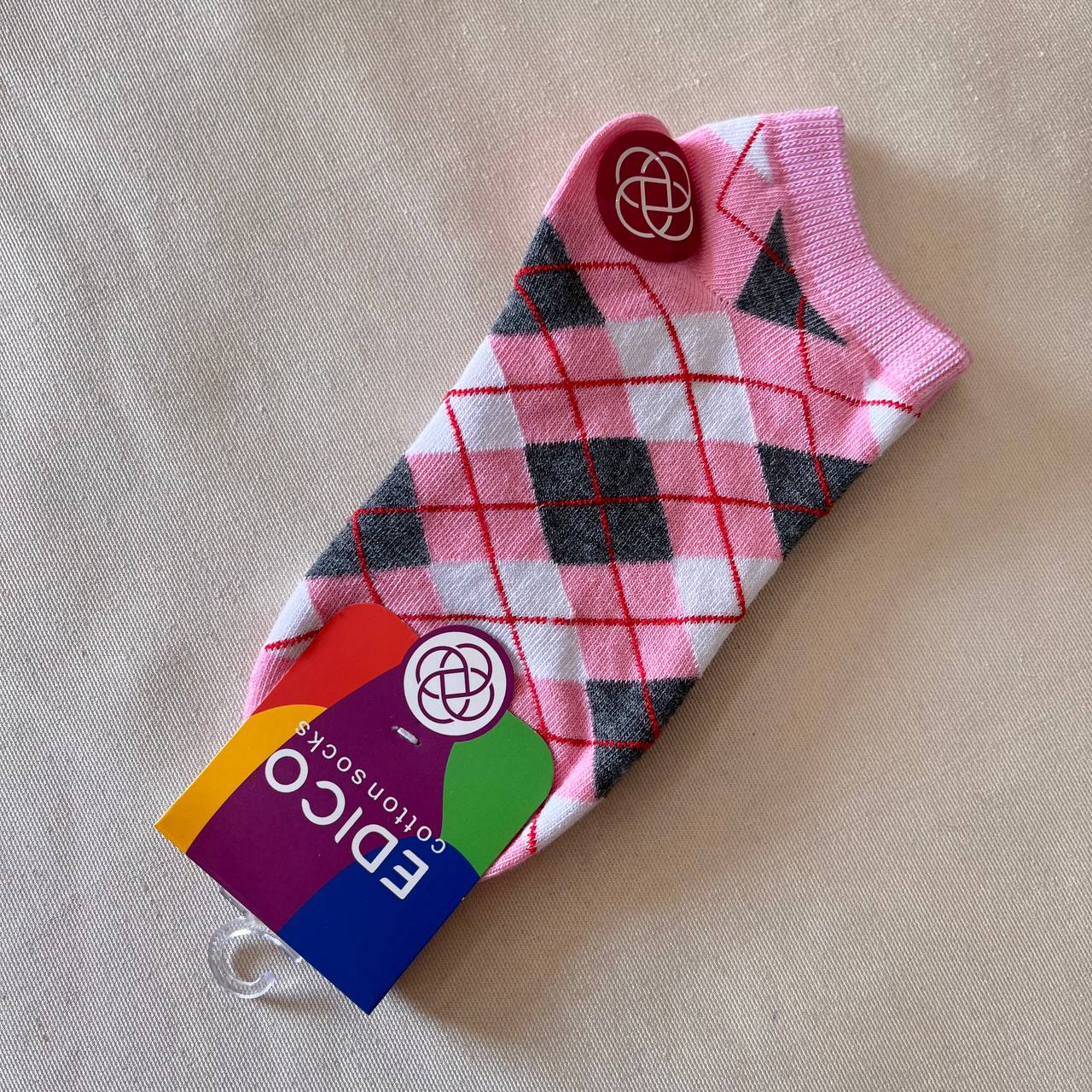 جوراب مچی edico طرح لوزی