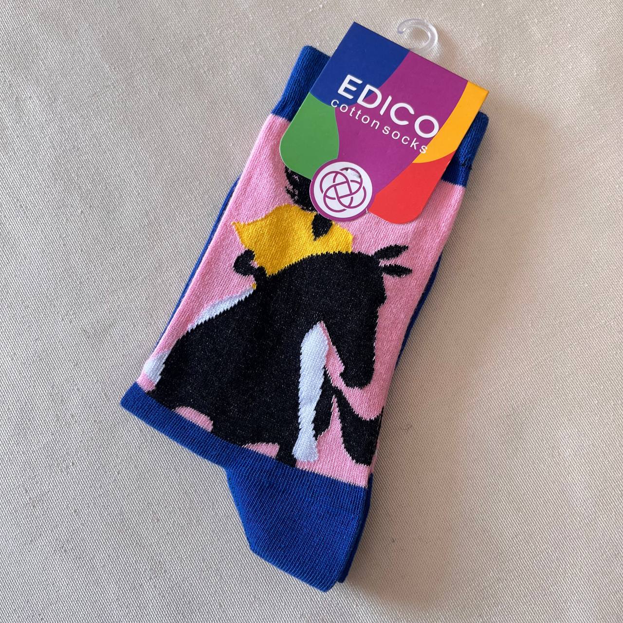 جوراب ادیکو طرح دختر اسبسوار