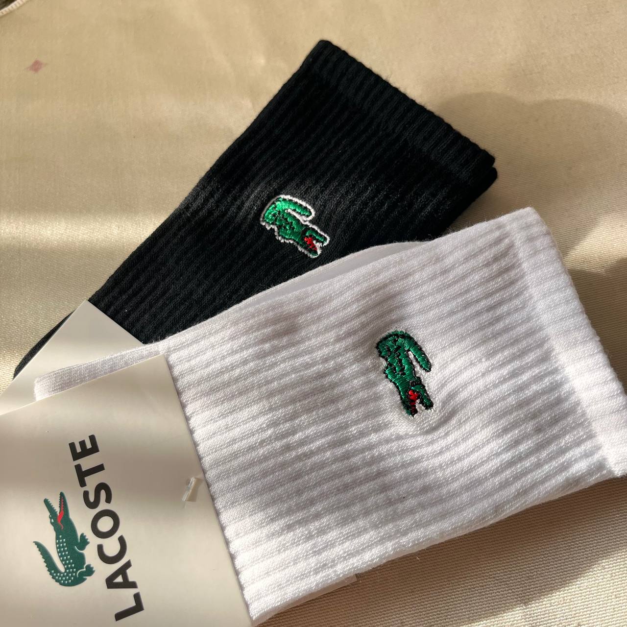 جوراب لاکوست ساق بلند کبریتی